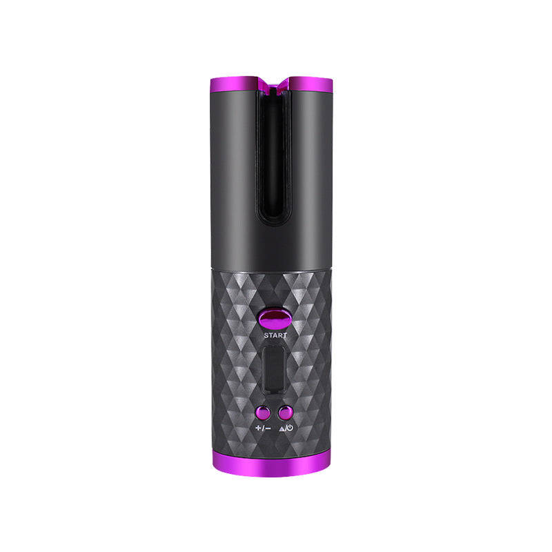Rechargeable Ceramic Curling Iron for Effortless Waves & Curls