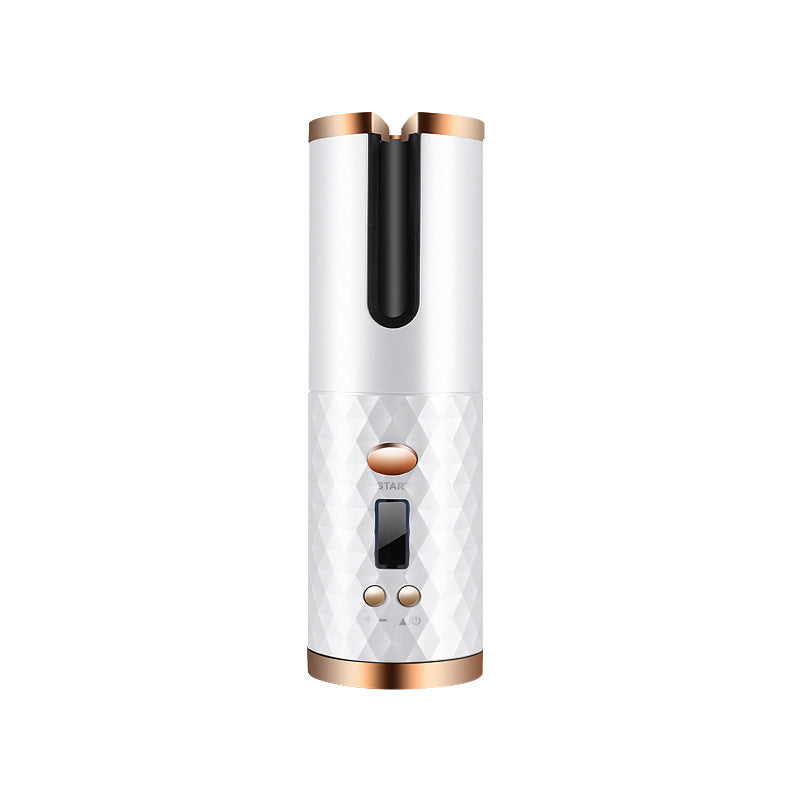 Rechargeable Ceramic Curling Iron for Effortless Waves & Curls