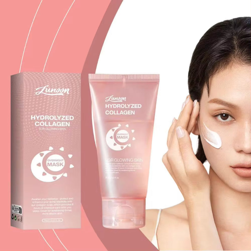 Collagen Night Face Mask with Brush - Firming & Anti-Wrinkle 75ml