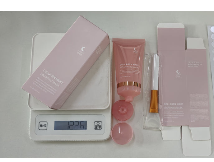 Collagen Night Face Mask with Brush - Firming & Anti-Wrinkle 75ml