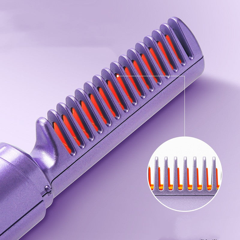 Rechargeable Ionic Smoothing Comb for Frizz-Free Hair (LCD Display)