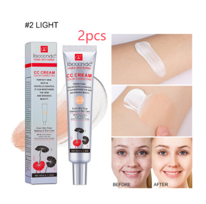 Centella Asiatica CC Cream - Moisturizing, Color Correcting, Waterproof