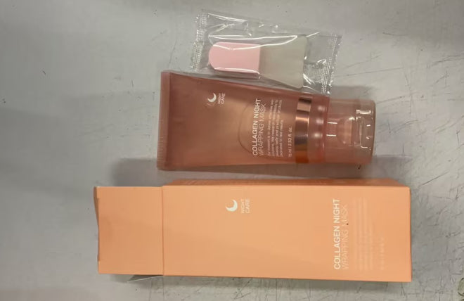 Collagen Night Face Mask with Brush - Firming & Anti-Wrinkle 75ml