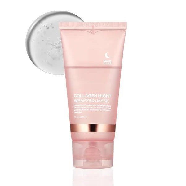 Collagen Night Face Mask with Brush - Firming & Anti-Wrinkle 75ml