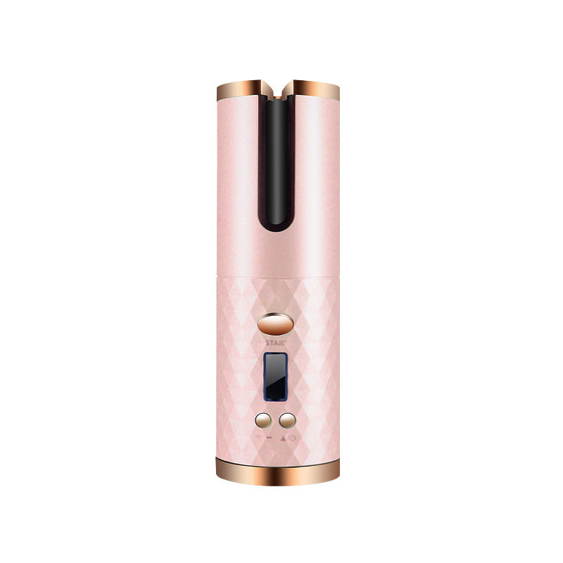 Rechargeable Ceramic Curling Iron for Effortless Waves & Curls
