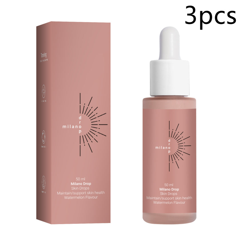 Self-Tanning Serum Drops 50ml | Dark Bronzer for Face & Body - Fast Absorbing