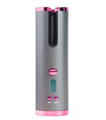 Rechargeable Ceramic Curling Iron for Effortless Waves & Curls