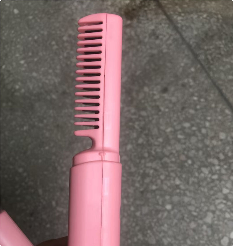 Rechargeable Ionic Smoothing Comb for Frizz-Free Hair (LCD Display)