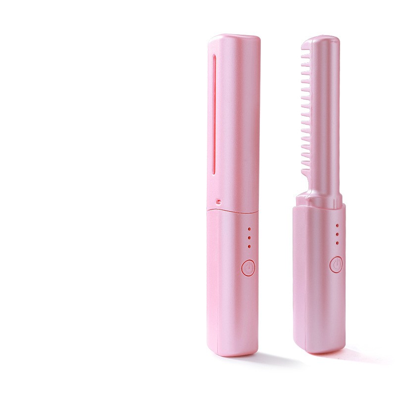 Rechargeable Ionic Smoothing Comb for Frizz-Free Hair (LCD Display)