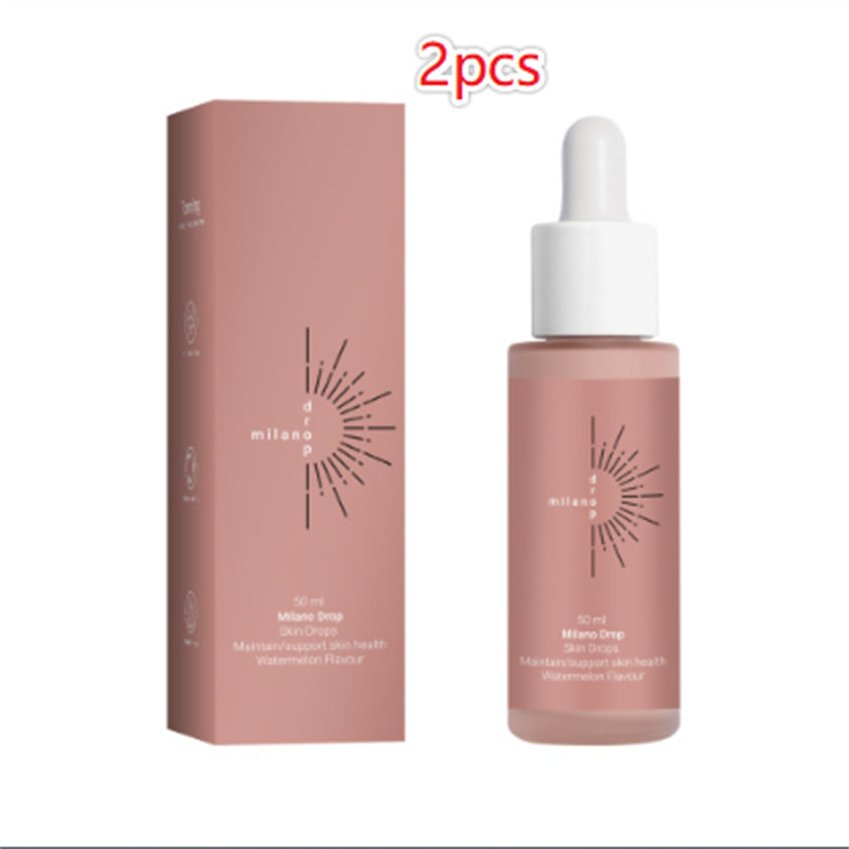 Self-Tanning Serum Drops 50ml | Dark Bronzer for Face & Body - Fast Absorbing
